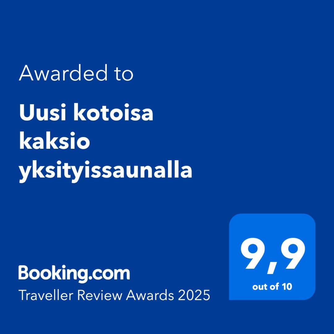 Uusi Kotoisa Kaksio Yksityissaunalla Rovaniemi Esterno foto